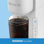 Keurig K-Iced Coffee Maker, Single Serve K-Cup Pod Iced Coffee Maker, With Hot and Cold Coffee Capabilities, Brews Any K-Cup Pod, White