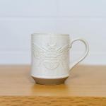 Fringe Studio New York Stoneware Mug, BUMBLE BEE, 3.25" x 4.25", 12 fl. oz, Juliana Tipton Collection (429078)