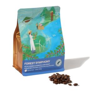 Conihat Whole Bean Coffee - Vietnamese Premium Arabica & Robusta Blend, Dark Roast, Dark Chocolate & Roasted Nut Notes, Bold & Long Aftertaste, Low Acid, Single Origin, Hand-Picked, 8.8 Oz Bag