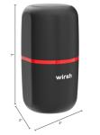Wirsh Coffee Grinder-Electric Coffee Grinder with Stainless Steel Blades, Coffee and Spice Grinder with Powerful Motor and 4.2oz. Large Capacity for Coffee Beans,Herbs,Spices, Peanuts,Grains and More