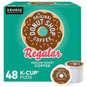 The Original Donut Shop Regular, Single-Serve Keurig K-Cup Pods, Medium Roast Coffee Pods, 48 Count