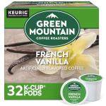 Green Mountain Coffee Roasters French Vanilla Coffee, Keurig Single-Serve K-Cup pods, Light Roast, 32 Count