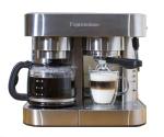Espressione Combination Stainless Steel Espresso + Coffee Maker, 10 cups