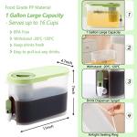 PARBEE 1 Gallon Cold Brew Coffee Maker, Iced Coffee Maker with Ultra Fine Stainless Steel Mesh Filter and Spigot, Cold Brew Pitcher & Tea Infuser, Lemonade Drink Dispenser with Infuser