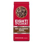 Eight O'Clock Coffee 100% Colombian Peaks Whole Bean Coffee, Medium Roast, 38 Ounce (Pack of 1) - Rich, Winey & Full Bodied