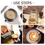 200 Count Percolator Coffee Filters, 3.75 Inch Natural Unbleached Disposable Coffee Filter Disc Coffee Filters for Camping Coffee Pot Home Office Use