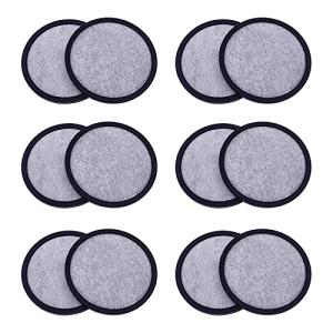 12-Pack Replacement Charcoal Water Filter Discs for Mr. Coffee Brewers Coffee Machines