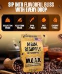 Aerial Resupply Coffee - MOAB Whole Coffee Beans Medium Roast, Double Caffeinated, Hand-Roasted with a Bold and Rich Flavor, 100% Vietnamese Robusta - 12 oz Bag