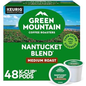 Green Mountain Coffee Roasters Nantucket Blend, Single-Serve Keurig K-Cup Pods, Medium Roast Coffee Pods, 48 Count