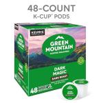 Green Mountain Coffee Roasters Dark Magic, Single-Serve Keurig K-Cup Pods, Dark Roast Coffee Pods, 48 Count (2 Packs of 24)