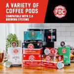 Fire Department Coffee - Gives Back to Firefighters - Original Medium Roast Coffee Pods - Balanced & Smooth - Roasted in the USA - Premium K Cups - Veteran Owned - 12 Single Pods
