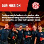 Fire Department Coffee - Gives Back to Firefighters - Original Medium Roast Coffee Pods - Balanced & Smooth - Roasted in the USA - Premium K Cups - Veteran Owned - 12 Single Pods