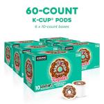 The Original Donut Shop Regular, Keurig Single Serve K-Cup Pods, Medium Roast Coffee, 60 Count, (6 Packs of 10)