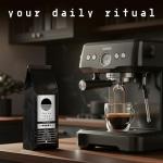 Terra Nera Coffee – Premium Whole Bean – Dark Roast Arabica Colombian Supremo – Authentic Bold Smooth Flavor – Roasted In Small Batches In The USA – Espresso Drip Brew – 1lb Bag With Degas Valve