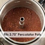 Mimore Percolator Coffee Filters - 300PCS 3.75in Disc Coffee Filters for Percolators - Unbleached Disposable Percolator Filters