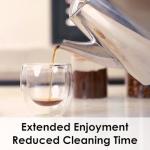 Mimore Percolator Coffee Filters - 300PCS 3.75in Disc Coffee Filters for Percolators - Unbleached Disposable Percolator Filters