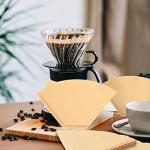 BOARDFEB Coffee Filters #2, 240 Count Coffee Filters Natural Unbleached Disposable Coffee Filters 2 Filter Cone Paper for Coffee Makers