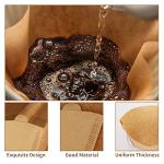 BOARDFEB Coffee Filters #2, 240 Count Coffee Filters Natural Unbleached Disposable Coffee Filters 2 Filter Cone Paper for Coffee Makers