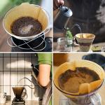 BOARDFEB Coffee Filters #2, 240 Count Coffee Filters Natural Unbleached Disposable Coffee Filters 2 Filter Cone Paper for Coffee Makers