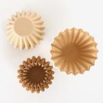 Velloray 100 Count Unbleached Coffee Filters, 4-5 Cup Natural Basket Coffee Filter Paper for 5 Cup Coffee Maker, Small Coffee Travel Brewer, Single Serve Coffee Pot