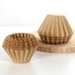 Velloray 100 Count Unbleached Coffee Filters, 4-5 Cup Natural Basket Coffee Filter Paper for 5 Cup Coffee Maker, Small Coffee Travel Brewer, Single Serve Coffee Pot