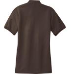 Joe's USA Ladies Short Sleeve Polo Shirt-4XL-Coffee Bean