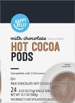 Happy Belly Hot Cocoa Pods, Milk Chocolate, 24 Count