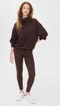 Varley Women's Betsy Sweatshirt, Coffee Bean, Brown, M