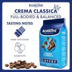 Caffè Borbone Whole Bean Coffee, Medium Roast Arabica and Robusta Blend, Crema Classica, Full-Bodied and Balanced Italian Coffee, 2.2 lb Bag