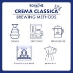 Caffè Borbone Whole Bean Coffee, Medium Roast Arabica and Robusta Blend, Crema Classica, Full-Bodied and Balanced Italian Coffee, 2.2 lb Bag