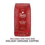 Peet's Coffee, Dark Roast Ground Coffee - Holiday Blend 10 Ounce Bag