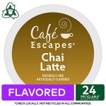Café Escapes Chai Latte Keurig Single-Serve K-Cup Pods, 24 Count