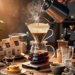 200 Count V02 Coffee Filters – Natural Unbleached Cone Coffee Filter Paper for Hario V60 and Pour Over Brewers, 2–4 Cup Disposable Coffee Filters, Brown Paper Coffee Filter