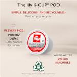 Illy Coffee K Cups - Pods For Keurig Machines – Classico Roast - Caramel, Orange Blossom & Jasmine - Mild, Flavorful & Balanced Flavor - No Preservatives – 20 Count