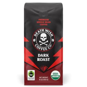 Death Wish Coffee - World's Strongest Whole Bean 16 oz