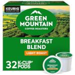Green Mountain Breakfast Blend K-Cup Pods, 32 Count