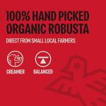 BAZAN COFFEE Too Strong, Vietnamese Robusta Whole Bean Coffee, Dark Roast, High Caffeine, Bold Espresso Flavor, Low Acidity, Perfect with Milk, 12oz Bag