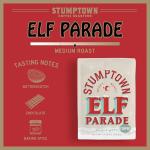 Stumptown Coffee Roasters, Medium Roast Whole Bean Coffee - Elf Parade Holiday Blend, Flavor Notes of Butterscotch, Chocolate and Baking Spice - 10.5 Ounce Bag