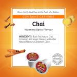 Twinings Chai Black Tea K-Cup Pods for Keurig, 24 Count (Pack of 1), Naturally Sweet and Savoury Spice Flavours, Caffeinated, Enjoy Hot or Iced