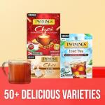 Twinings Chai Black Tea K-Cup Pods for Keurig, 24 Count (Pack of 1), Naturally Sweet and Savoury Spice Flavours, Caffeinated, Enjoy Hot or Iced