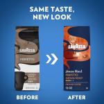 Lavazza House Blend Perfetto Ground Coffee 6 Bags of 12oz, Medium Roast, Full-bodied, Intensity 3/5, 100% Arabica, Ideal for Drip Brewers, (Pack of 6) - Package May Vary