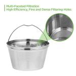 Stainless Steel Reusable Coffee Filters Basket 8 12 Cup Sturdy Permanent Coffee Filter fit for Mr. Coffee Black,Decker Coffee Makers 8 12 cups