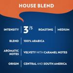 Lavazza House Blend Perfetto Ground Coffee 6 Bags of 12oz, Medium Roast, Full-bodied, Intensity 3/5, 100% Arabica, Ideal for Drip Brewers, (Pack of 6) - Package May Vary