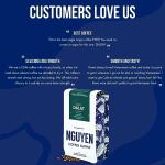 Nguyen Coffee Supply - Dalat Arabica: Dark Roast Premium Whole Coffee Beans, Vietnamese Single Origin, Direct Trade, Roasted in Brooklyn [12 oz Bag]