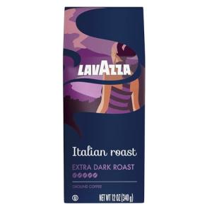Lavazza Dark Roast Ground Coffee 12oz Bag