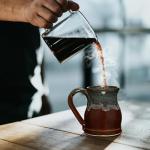 Uncommon Clay 16oz Potbelly Coffee Mug Handmade in the USA (Chestnut/Sage)