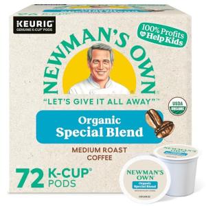 Newman's Own Organics Medium Roast K-Cup Pods 72ct