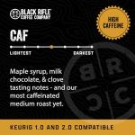 Black Rifle Coffee Company CAF, 32 Count, Medium Roast K Cups - Single Serve K Cups Coffee Pods - Kcup Pods Compatible with Keurig 1.0 & 2.0 - Made from Arabica Beans