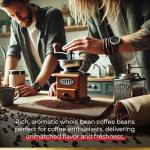 Sapphire Coffee Colombian Whole Bean Arabica, Medium Roast