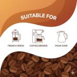 BUSHIDO Red Katana premium arabica whole coffee beans, 2.2 pound (1000g), medium roast